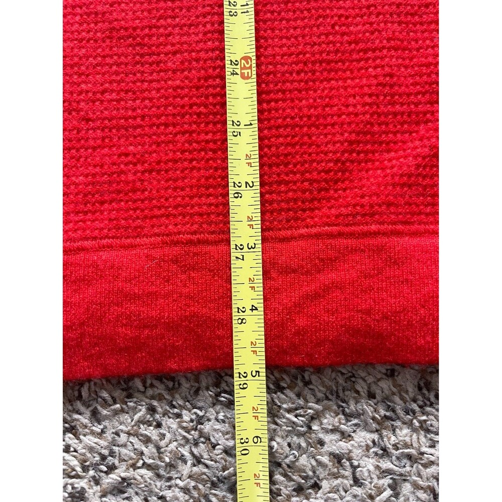 Tommy Bahama 1/4 Zip Pullover Mens XL 100% Cashmere Reddish- Orange - Picture 12 of 12